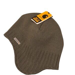 Carhartt Brown Knit Balaclava Fleece Lined Winter Hat New With Tags